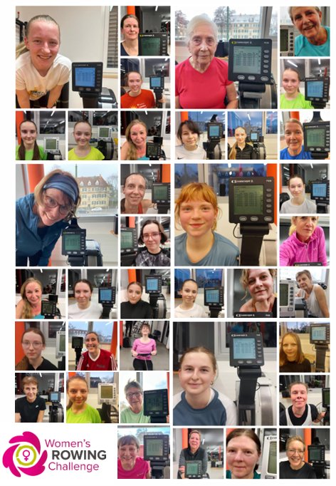 Womens’s Rowing Challenge 2026 ist geschafft!